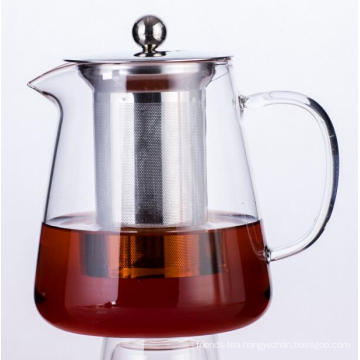 borosilicate glass teapot with infuser
